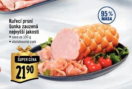Kuřecí prsní šunka zauzená nejvyšší jakosti