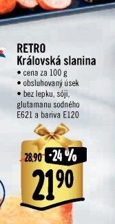 RETRO Královská slanina