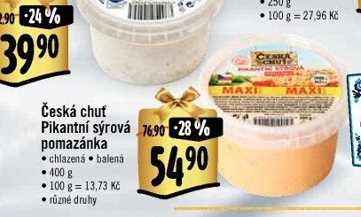Česká chuť Pikantní sýrová pomazánka
