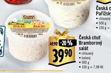 Česká chuť Bramborový salát
