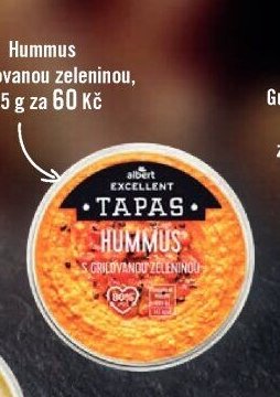 Hummus s grilovanou zeleninou