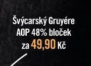 Švýcarský Gruyére AOP 48% bloček