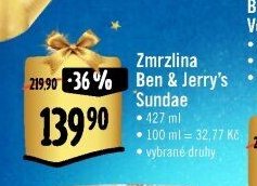 Zmrzlina Ben & Jerry's Sundae