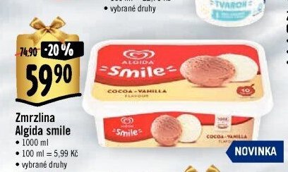 Zmrzlina Algida smile
