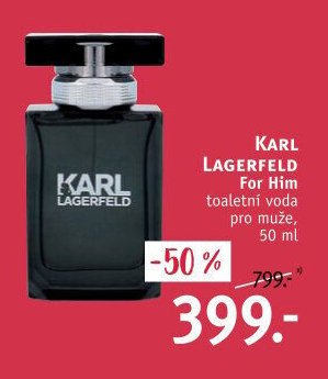 KARL LAGERFELD For Him toaletní voda pro muže, 50 ml