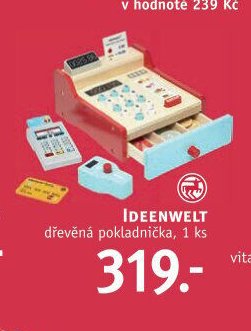 IDEENWELT dřevěná pokladnička