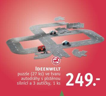 IDEENWELT puzzle s dráhou