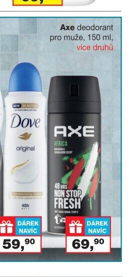 Dove antiperspirant