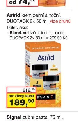 Astrid krém denní a noční