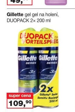 Gillette gel na holení