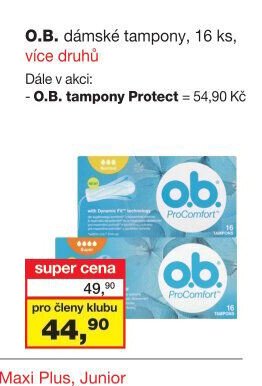 O.B. dámské tampony