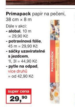 Primapack papír na pečení