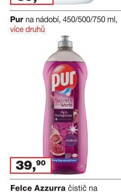 Pur na nádobí, 450/500/750 ml