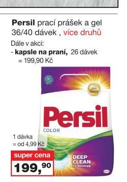 Persil prací prášek a gel