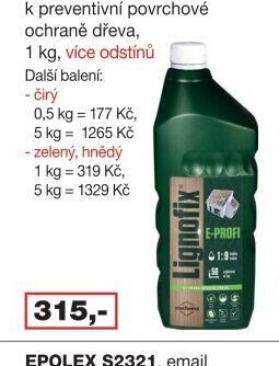 Lignofix E-Profi čirý