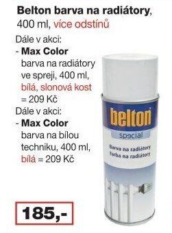 Belton barva na radiátory