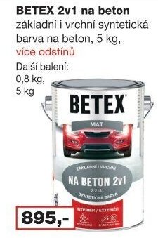 BETEX 2v1 na beton
