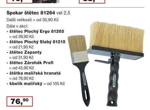 Spokar štětec 81264 vel 2,5