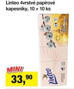 Papírové kapesníčky 4vrstvé Linteo