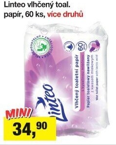 Toaletní papír vlhčený Linteo