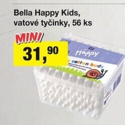 Vatové tyčinky dětské Háppy Bella