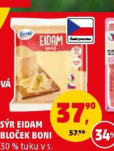 Sýr Eidam bloček Boni
