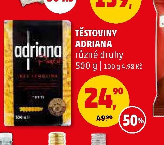 Těstoviny Adriana