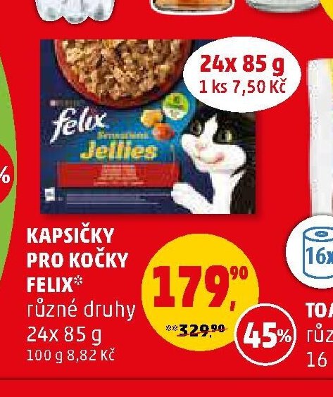 Kapsičky pro kočky Felix