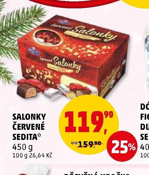 SALONKY ČERVENÉ SEDITA