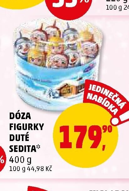DÓZA FIGURKY DUTÉ SEDITA