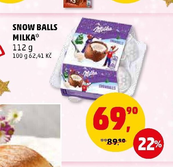 SNOW BALLS MILKA