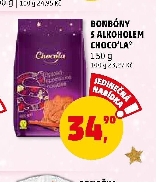 BONBÓNY S ALKOHOLEM CHOCO'LA