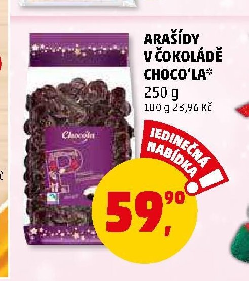 ARAŠÍDY V ČOKOLÁDĚ CHOCO'LA