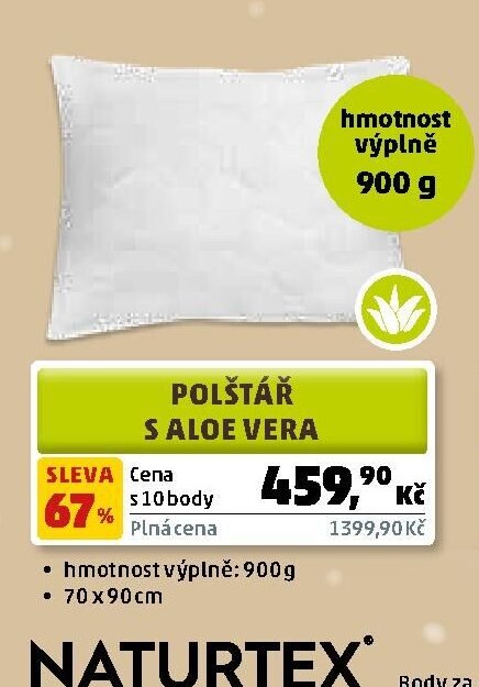 POLŠTÁŘ S ALOE VERA
