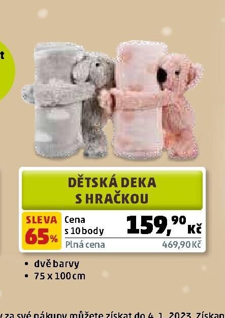 DĚTSKÁ DEKA S HRAČKOU