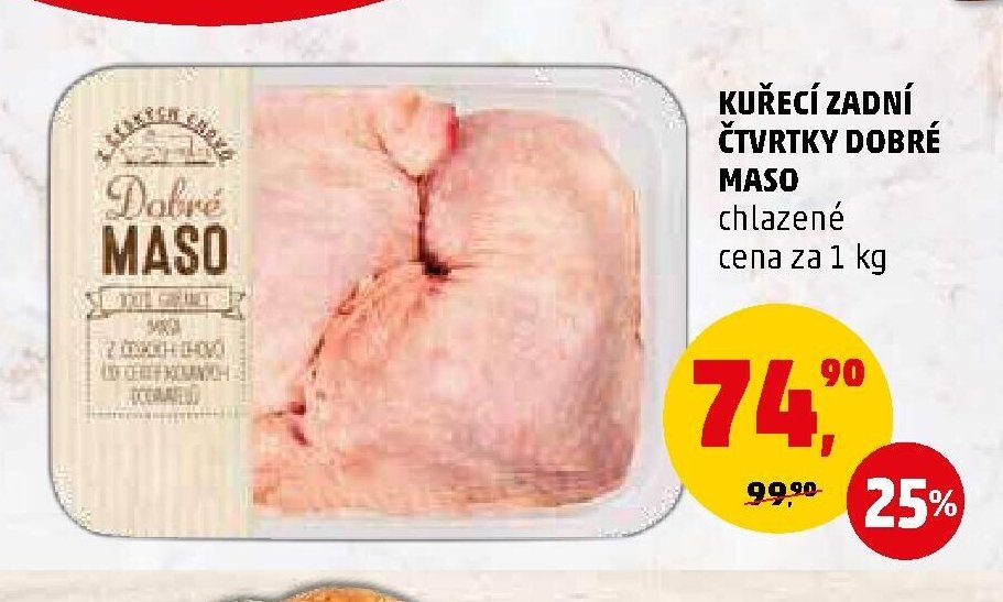Kuřecí zadní čtvrtky Dobré maso
