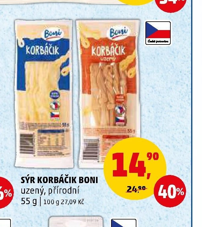 SÝR KORBÁČIK BONI