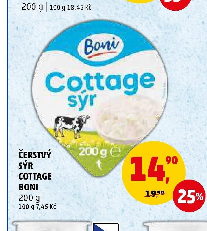 ČERSTVÝ SÝR COTTAGE BONI