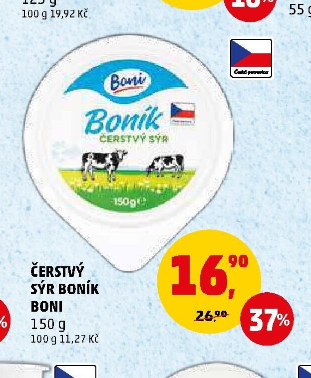 ČERSTVÝ SÝR BONÍK BONI