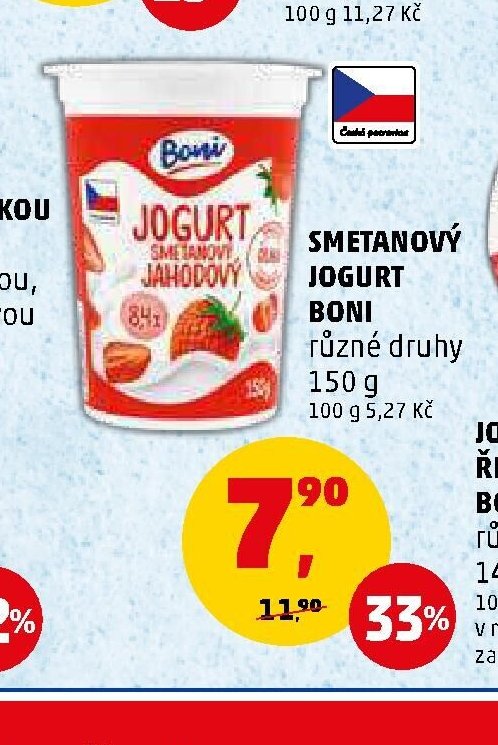SMETANOVÝ JOGURT BONI