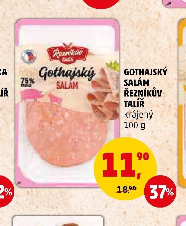 GOTHAJSKÝ SALÁM ŘEZNÍKŮV TALÍŘ