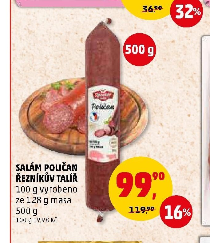 SALÁM POLIČAN ŘEZNÍKŮV TALÍŘ
