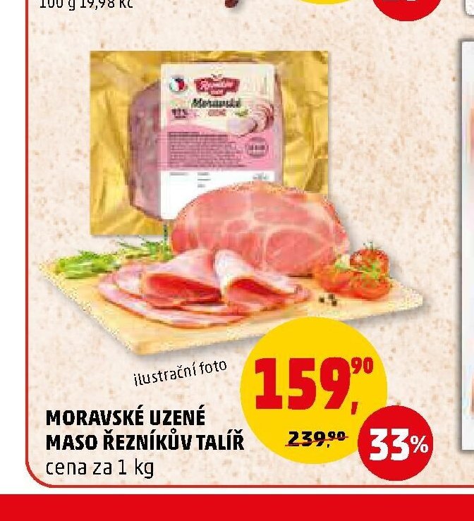 MORAVSKÉ UZENÉ MASO ŘEZNÍKŮV TALÍŘ