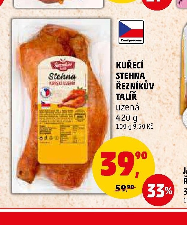 KUŘECÍ STEHNA ŘEZNÍKŮV TALÍŘ
