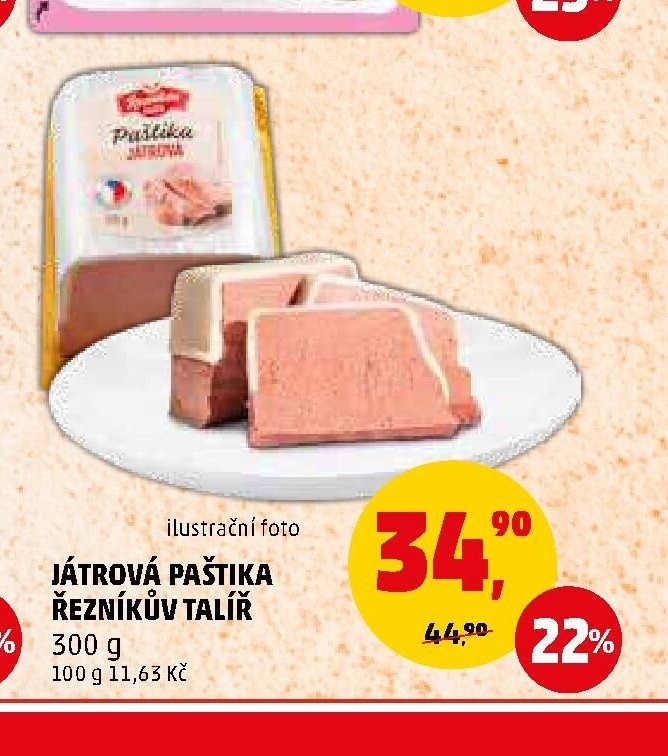 JÁTROVÁ PAŠTIKA ŘEZNÍKŮV TALÍŘ
