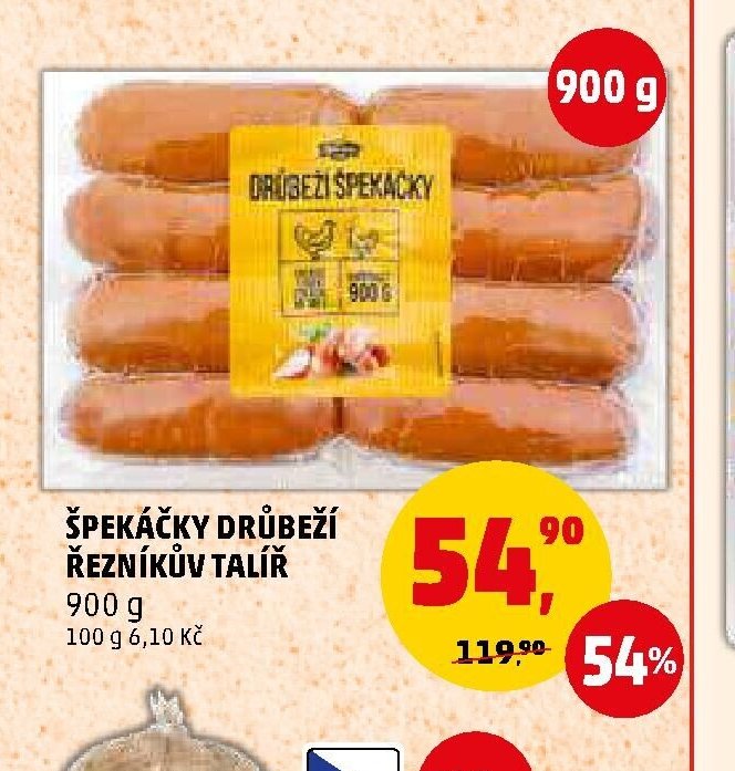 ŠPEKÁČKY DRŮBEŽÍ ŘEZNÍKŮV TALÍŘ