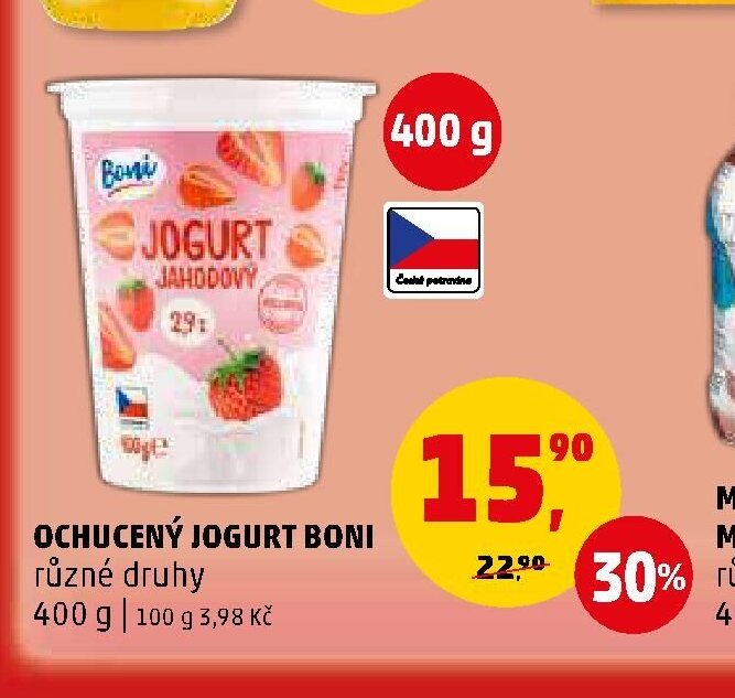 OCHUCENÝ JOGURT BONI