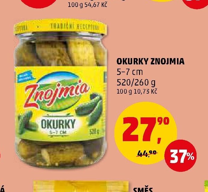 OKURKY ZNOJMIA