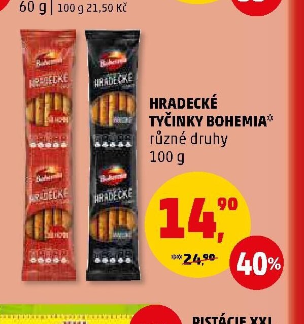 HRADECKÉ TYČINKY BOHEMIA
