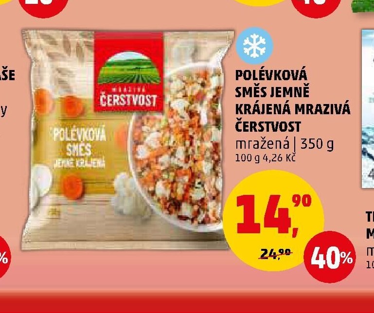 POLÉVKOVÁ SMĚS JEMNĚ KRÁJENÁ MRAZIVÁ ČERSTVOST